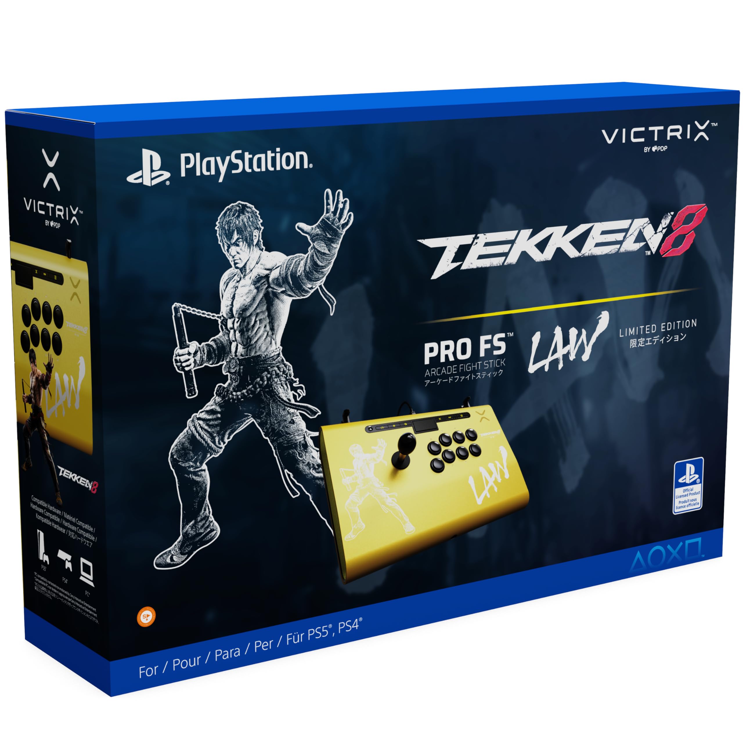 Amazon.com: TEKKEN 8 Victrix Pro FS Arcade Fight Stick: Law